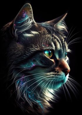 Cosmic Cat Portrait