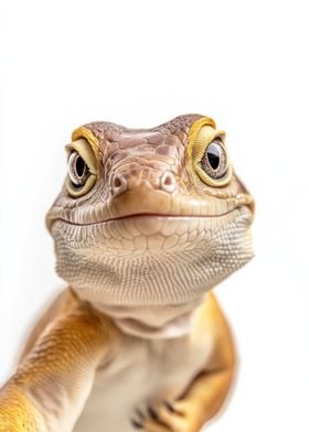 A Lizard Taking a Selfie