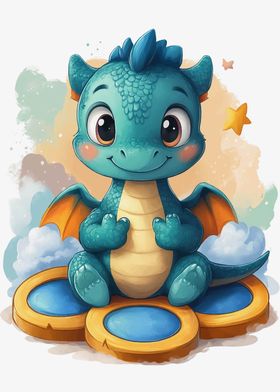 Cute Baby Dragon 