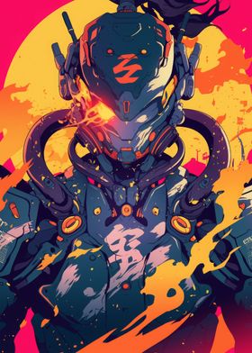 Cyberpunk Samurai