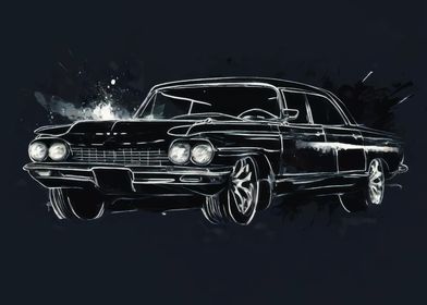 Classic Car Illustration