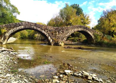 Stone Bridge over River