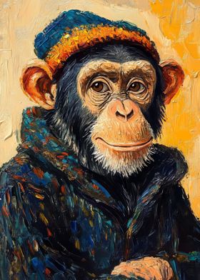 Chimpanzee Portrait