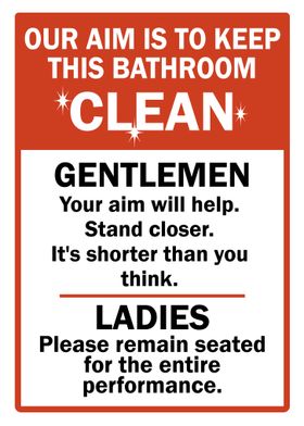 Funny Bathroom Etiquette