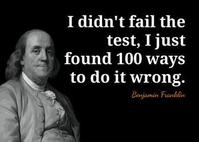 Benjamin Franklin Quote