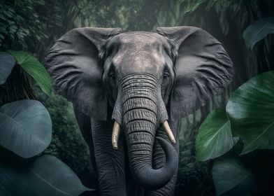 Elephant in Jungle