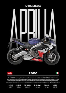 Aprilia RS660 Motorcycle