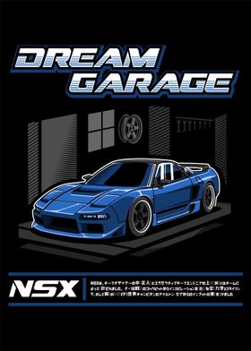 Dream Garage Honda NSX Blue