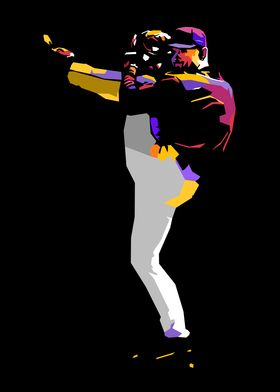 Baseball Pitcher Silhouette