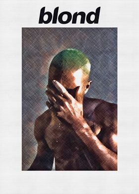 Frank Ocean Blond art drawing