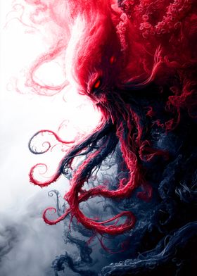 Red Tentacle Monster