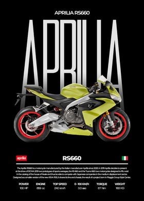 Aprilia RS660 Motorcycle