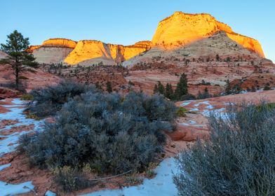 Sunset Over Canyon