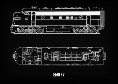 EMD F7 Locomotive