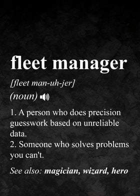 Fleet Manager Definition