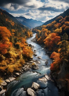 Autumn River Valley