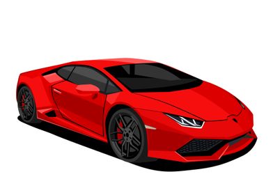 Red Lamborghini