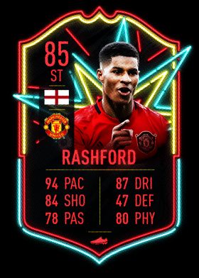 Rashford Football Card