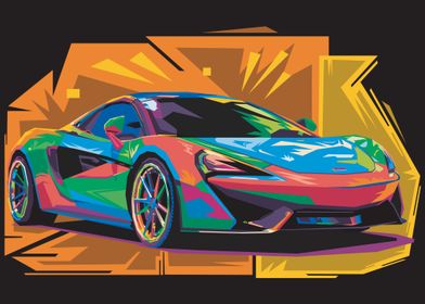 McLaren 570S Pop Art