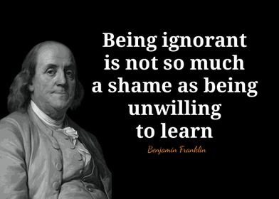 Benjamin Franklin Quote