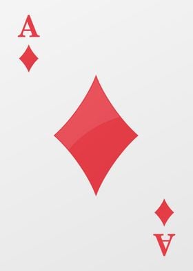 Ace of Diamonds Playing Card