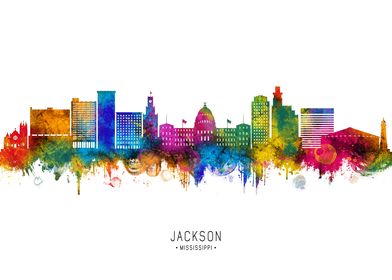 Jackson Mississippi Skyline