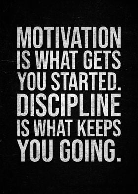 Motivation & Discipline Quote