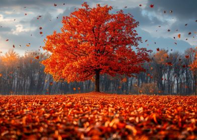 Autumn Tree Landscape