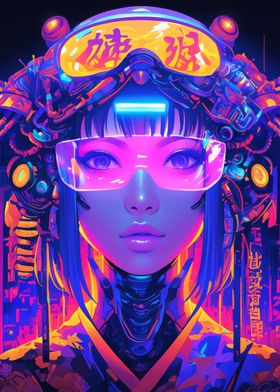 Cyberpunk Anime Girl