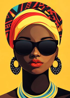 African Woman Portrait Africa Art