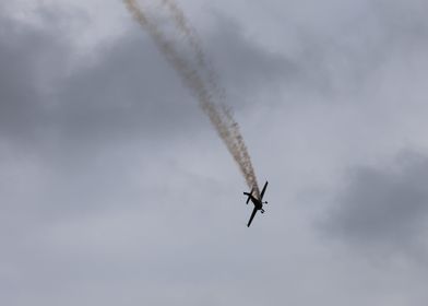 Stunt Plane Smoke Trail