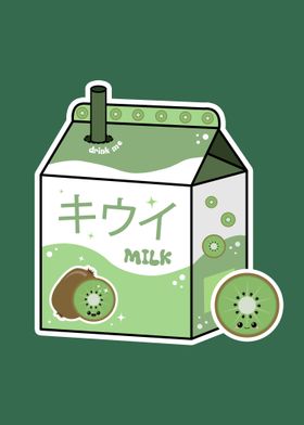 Kiwi Milk Carton