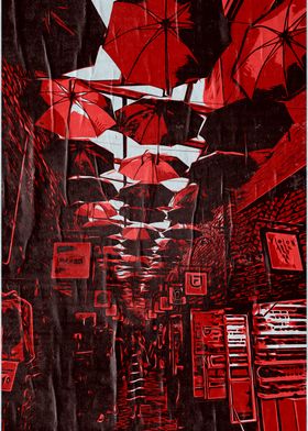 Red Umbrellas Alley