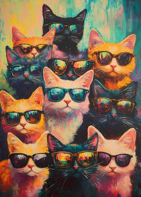 Cool Cats in Sunglasses