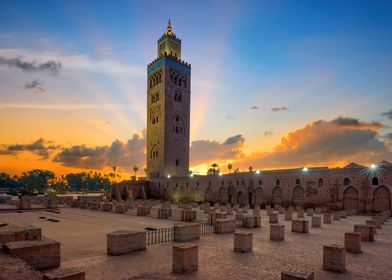 Koutoubia Mosque Sunset