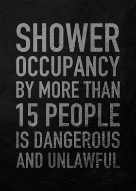 Shower Occupancy Warning