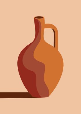 Clay Jug Illustration