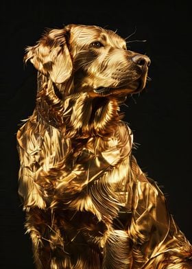 Golden Retriever Sculpture