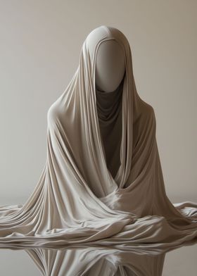 Draped Figure Sculpture