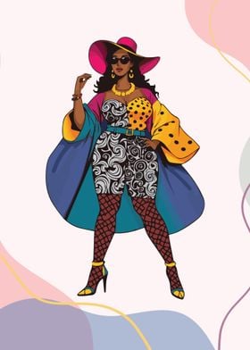 Plus Size Fashion Illustration