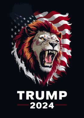 Trump 2024 Lion