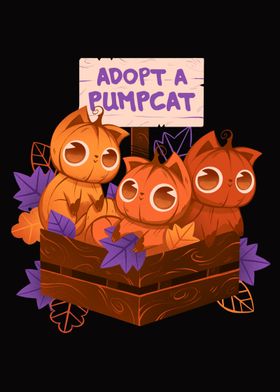 Adopt a Halloween Pumpcat