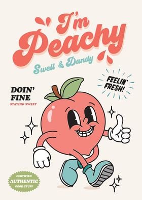 Peachy Character Illustration