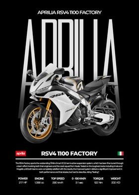 Aprilia RSV4 1100 Factory Motorcycle