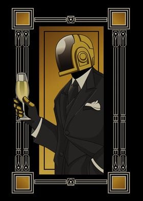 Daft Punk Art Deco