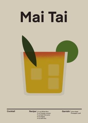 Mai Tai Cocktail Recipe