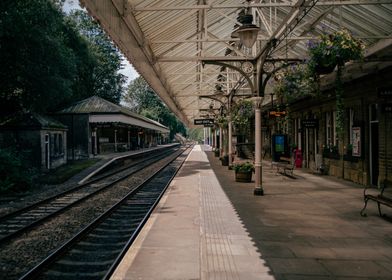 Hebden Bridge Train Station Platform