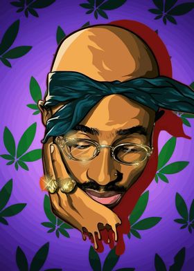 Tupac Shakur Digital Art