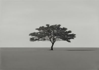 Solitary Tree in a Field