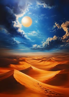 Desert Sunset Sky